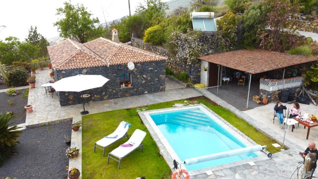 Climatized Pool Free Wifi Casa Rural Las Pareditas Tijarafe Zewnętrze zdjęcie